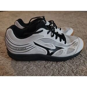 Mizuno Cyclone Speed 3 White V-ball Court Shoes Women's Size 9.5 *need Insoles*